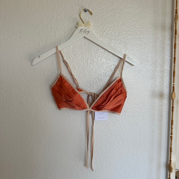 Fortunate One Kinase Maxi Dress- Coral Pink Sunset Color 2 Piece Dresss - Picture 5 of 9